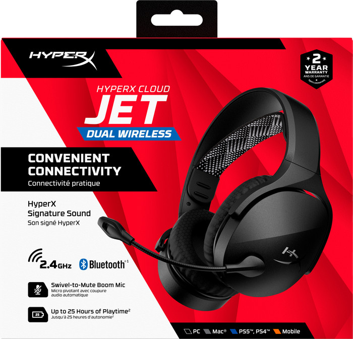 HyperX Cloud Jet Dual Wireless emballage
