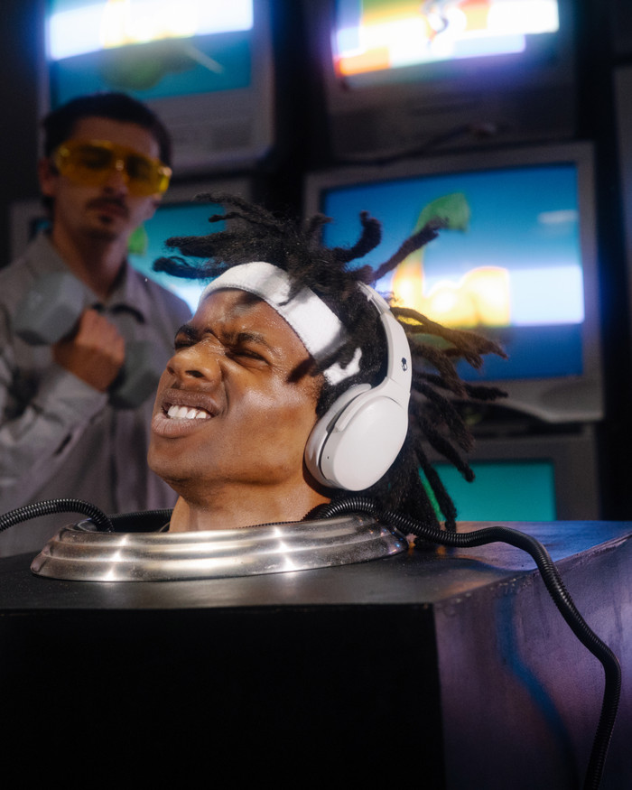 Skullcandy Crusher Active Gris clair produit à l'usage