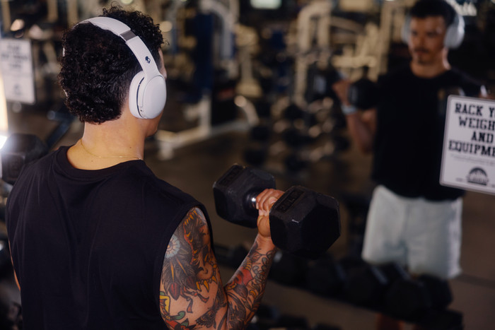 Skullcandy Crusher Active Gris clair produit à l'usage