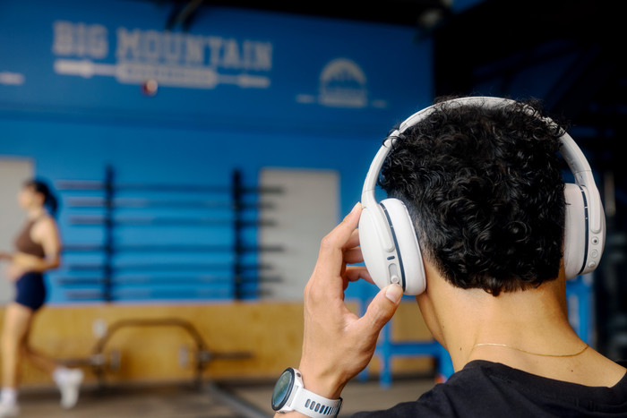 Skullcandy Crusher Active Gris clair produit à l'usage