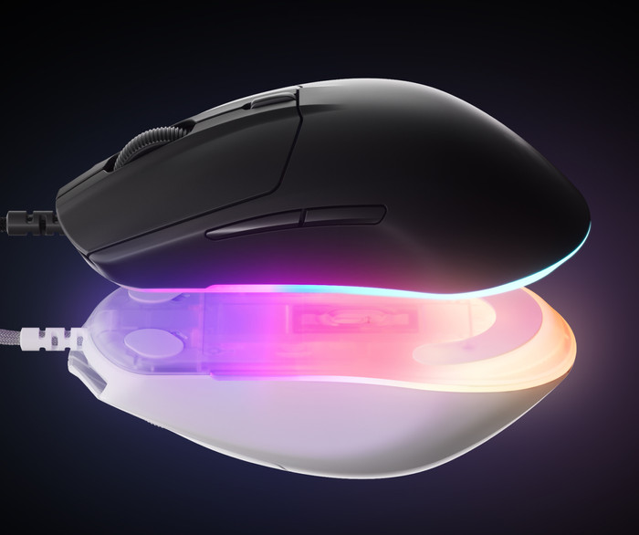 SteelSeries Rival 3 Gen 2 Gaming Muis Zwart linkerkant