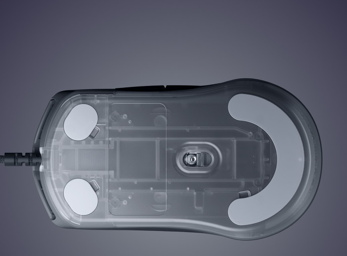 SteelSeries Rival 3 Gen 2 Gaming Muis Zwart onderkant