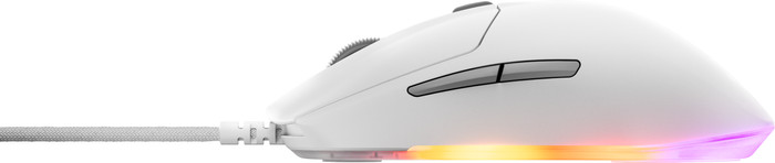 SteelSeries Rival 3 Gen 2 Gaming Mouse White left side