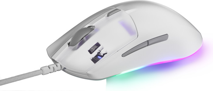 SteelSeries Rival 3 Gen 2 Gaming Mouse White left side