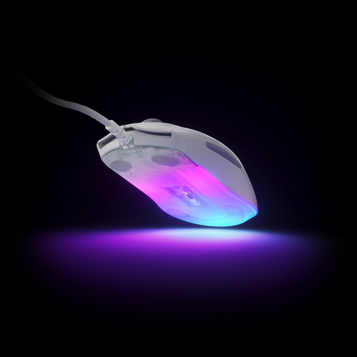 SteelSeries Rival 3 Gen 2 Gaming Mouse White bottom