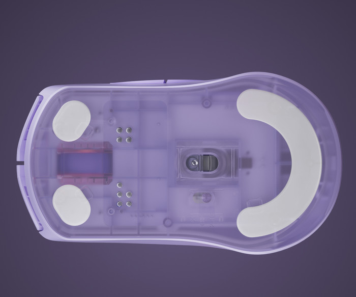 SteelSeries Rival 3 Gen 2 Souris Gamer Sans Fil Lavande dessous