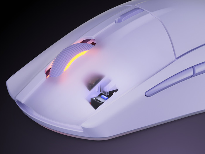 SteelSeries Rival 3 Gen 2 Souris Gamer Sans Fil Lavande avant