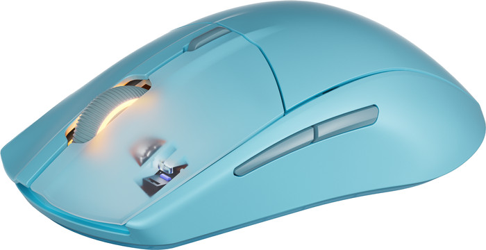 SteelSeries Rival 3 Gen 2 Draadloze Gaming Muis Aqua linkerkant