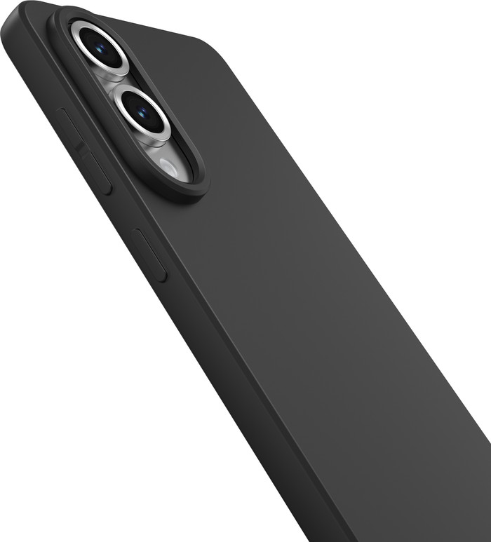 Just in Case Soft Design Samsung Galaxy S25 Edge Back Cover Zwart onderkant