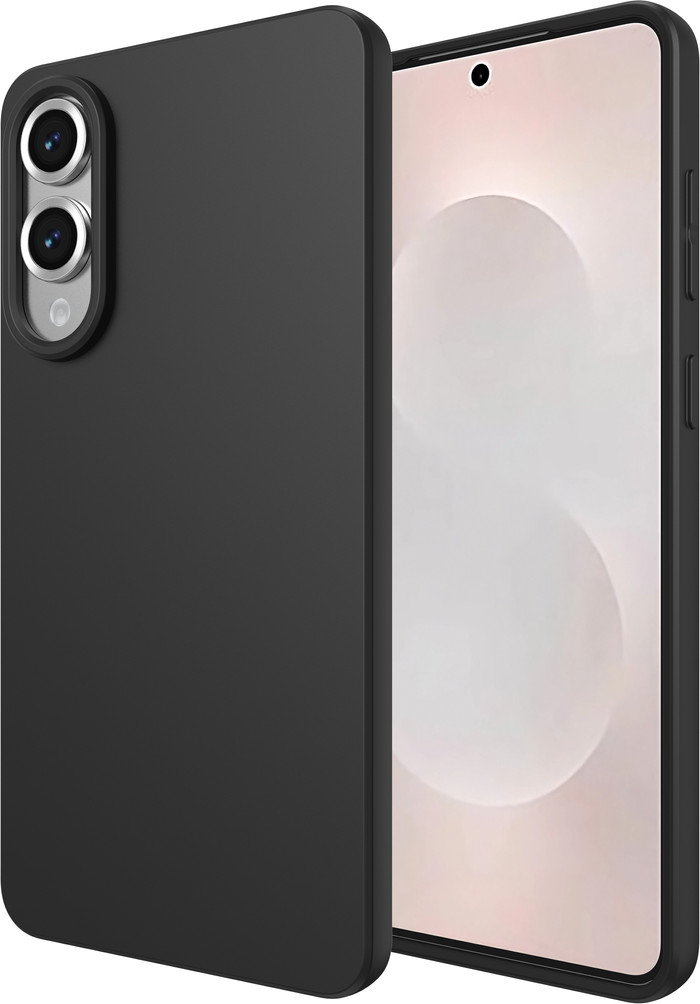 Just in Case Soft Design Samsung Galaxy S25 Edge Back Cover Zwart samengesteld product