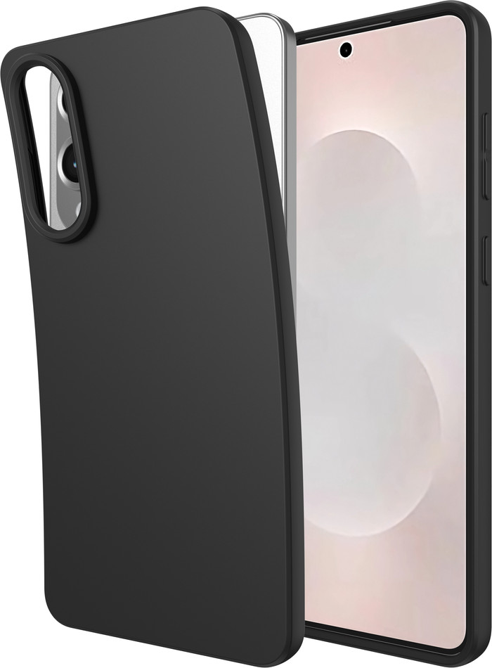 Just in Case Soft Design Samsung Galaxy S25 Edge Back Cover Zwart samengesteld product