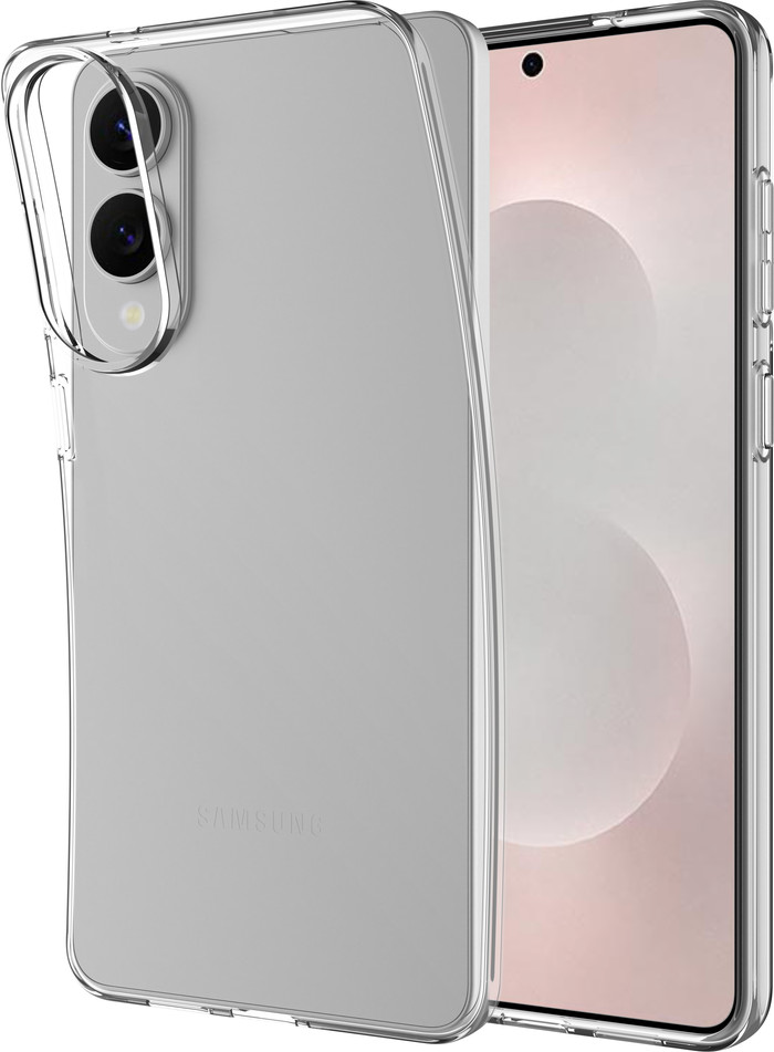 Just in Case Soft Design Samsung Galaxy S25 Edge Back Cover Transparant samengesteld product