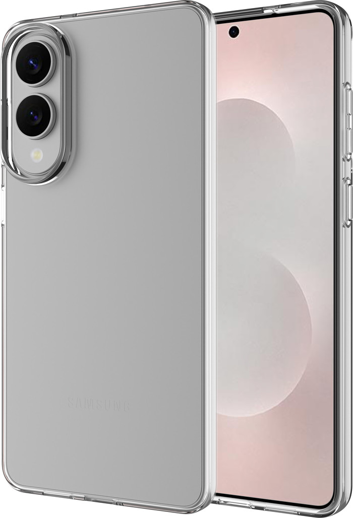 Just in Case Soft Design Samsung Galaxy S25 Edge Back Cover Transparant samengesteld product