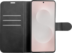 Just in Case Wallet Samsung Galaxy S25 Edge Book Case Black Main Image