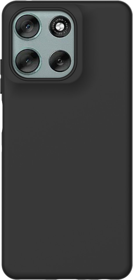 Just in Case Soft Design Motorola Moto G56 Back Cover Black Main Image