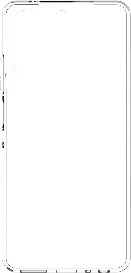 Just in Case Soft Design Motorola Moto G56 Back Cover Transparent front