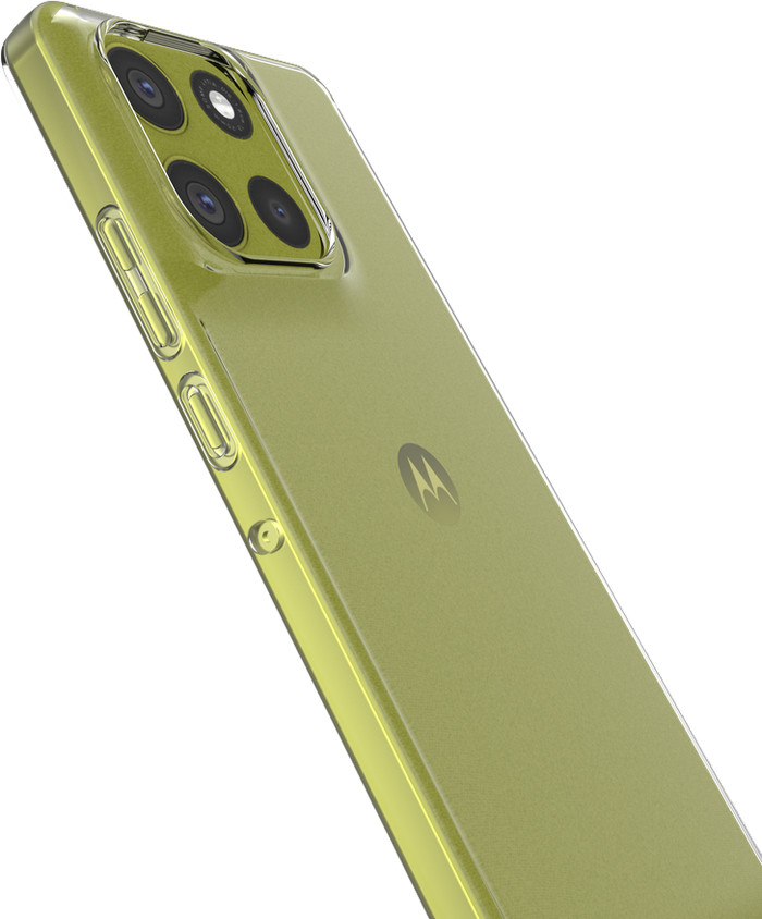 Just in Case Soft Design Motorola Moto G86 Back Cover Transparent bottom