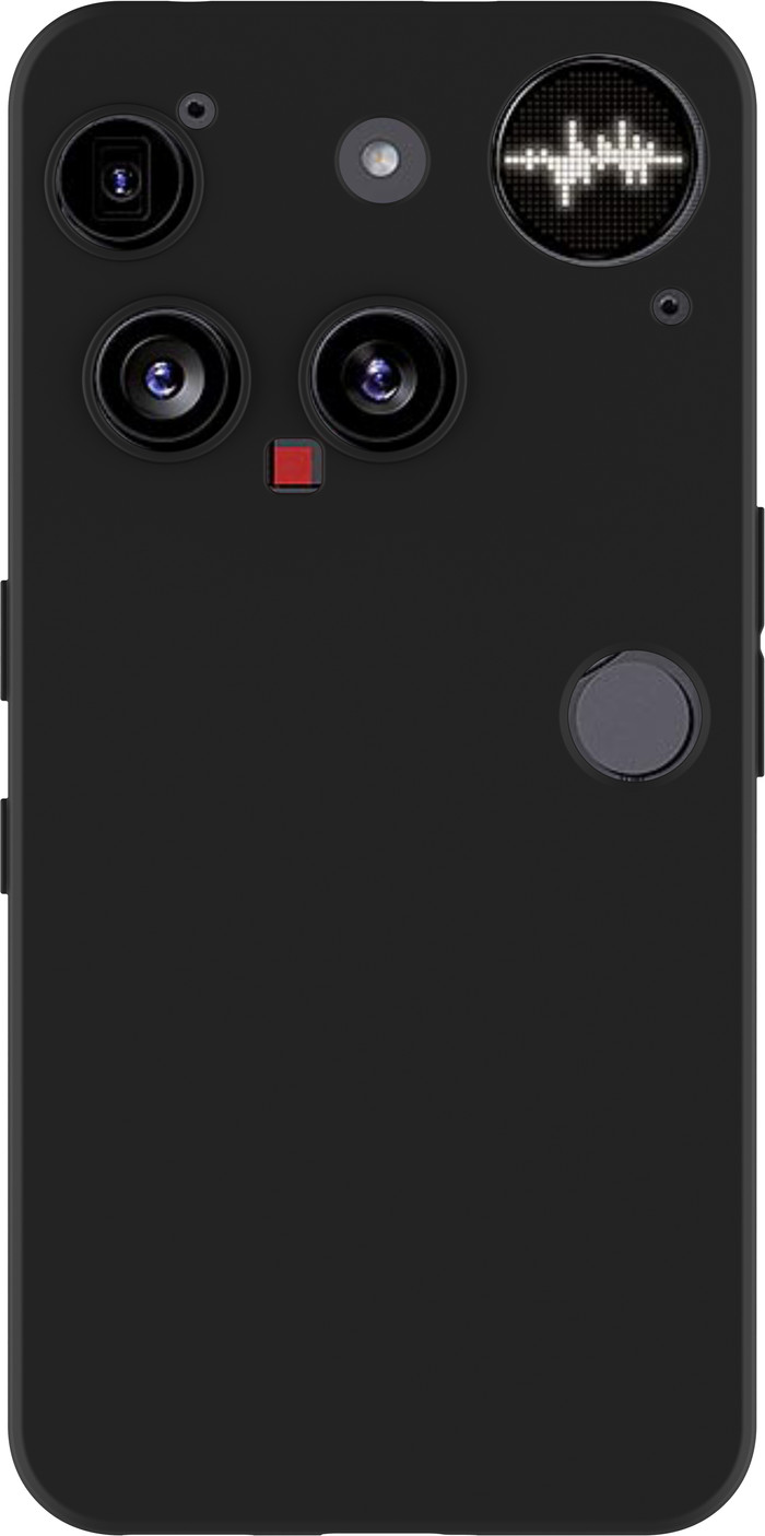 Just in Case Soft Design Nothing Phone (3) Back Cover Zwart Main Image