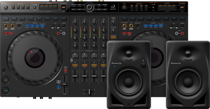 AlphaTheta DDJ-GRV6 + Pioneer DJ DM-40D-BT Zwart Main Image