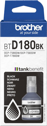 Brother BT-D180 Bouteille d'Encre Noir emballage