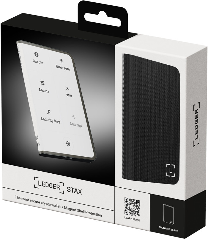 Ledger Stax including Recovery Key packaging