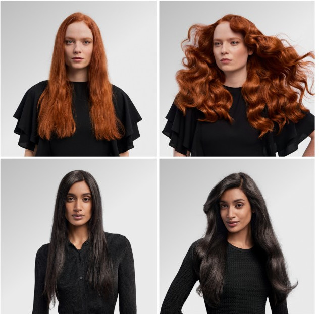 Dyson Airwrap i.d. Straight + Wavy Ceramic Pink produit à l'usage