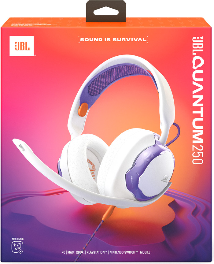 JBL Quantum 250 Wit verpakking