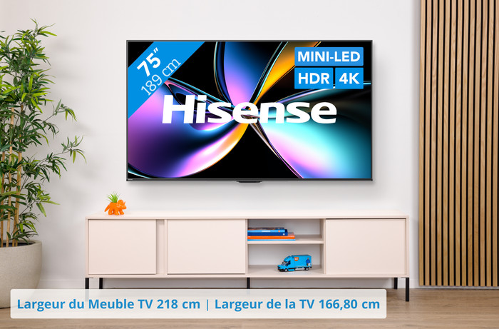 Hisense 75" ULED Mini-LED U79Q PRO (2025) visuel Coolblue 1