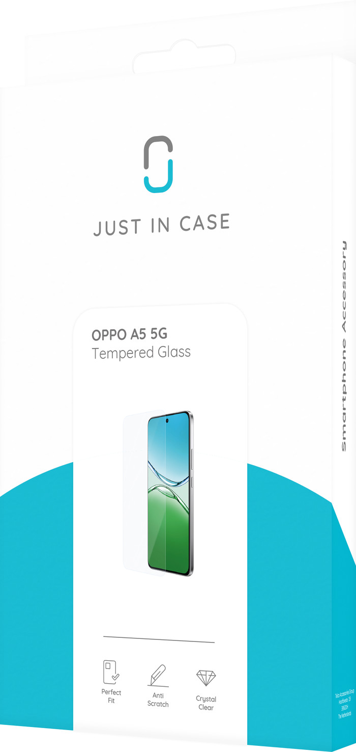 Just In Case Tempered Glass OPPO A5 5G Protège-écran emballage