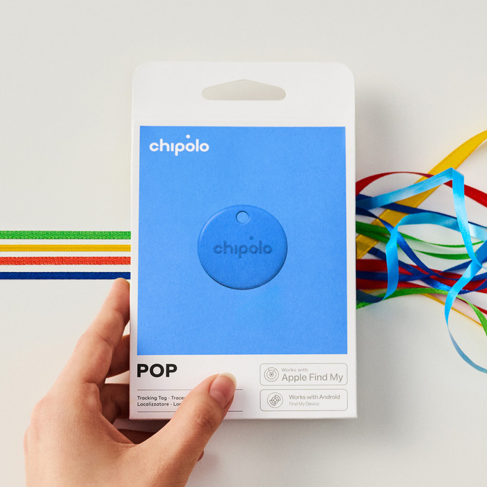 Chipolo POP blue packaging