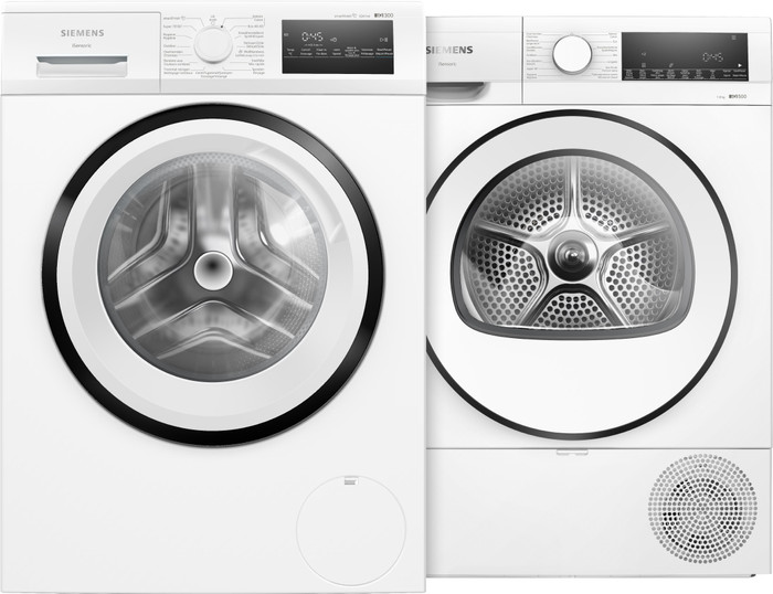 Siemens WM14N2M4FG smartFinish + Siemens WQ33G1DEFG Main Image