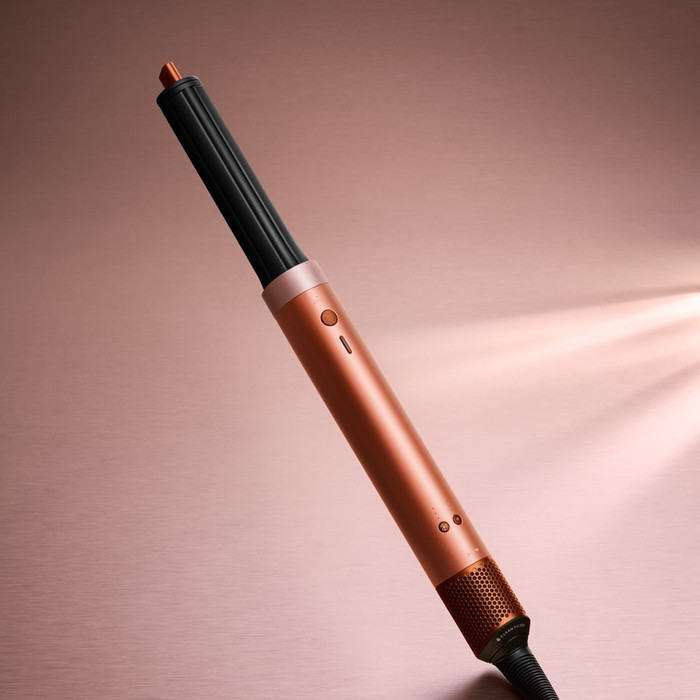 Dyson Airwrap Co-anda 2x Straight + Wavy Limited Edition Amber Silk produit à l'usage