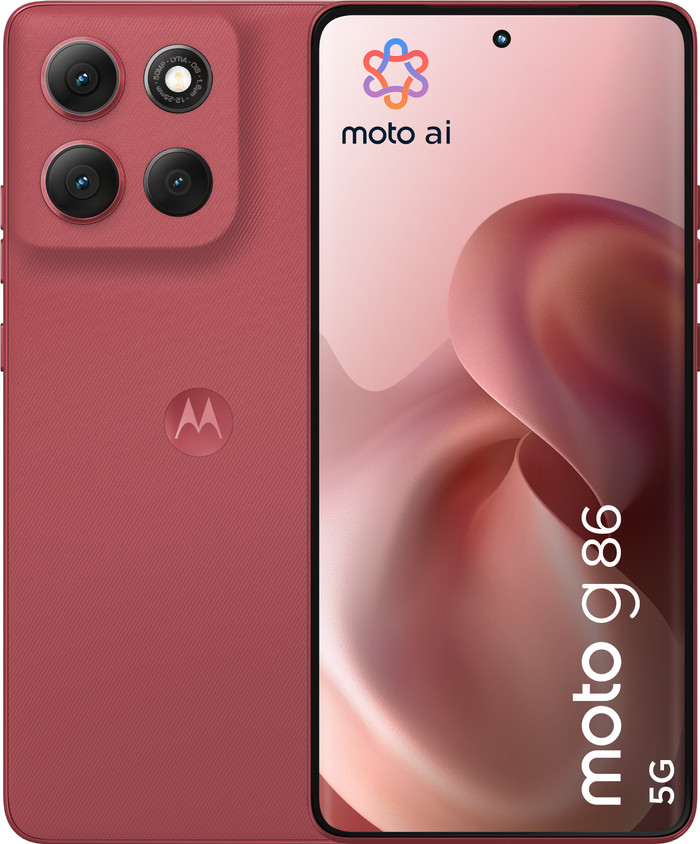 Motorola Moto G86 256GB Red 5G Main Image
