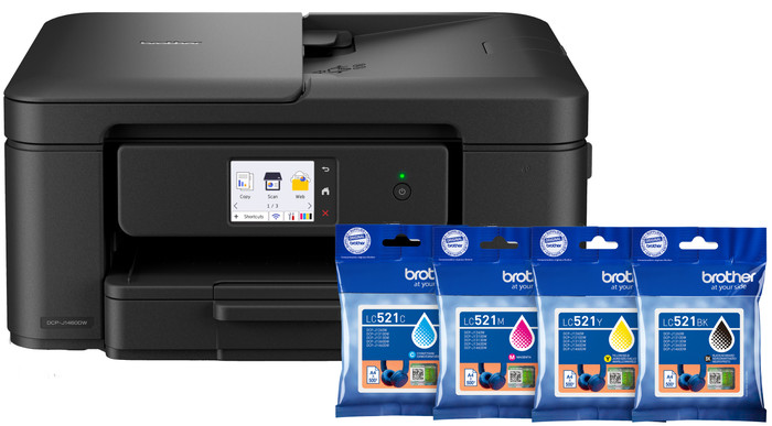 Brother DCP-J1460DW + 1 set extra cartridges Main Image