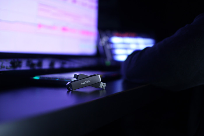 SanDisk Extreme PRO Dual Drive 512GB product in gebruik