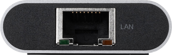 BlueBuilt 9-in-1 Dual HDMI Docking Station met Usb C linkerkant