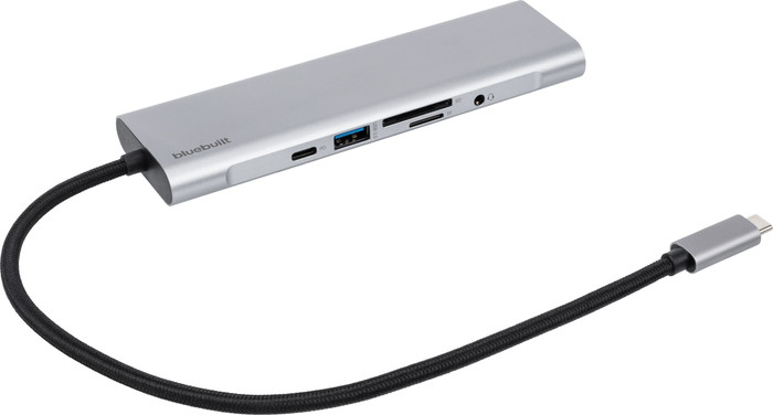 BlueBuilt 9-in-1 Dual HDMI Docking Station met Usb C bovenkant