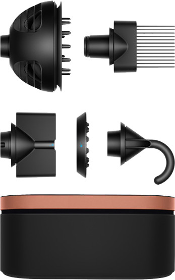 Dyson Supersonic Nural Curly + Coily Limited Edition Amber Silk accessoire