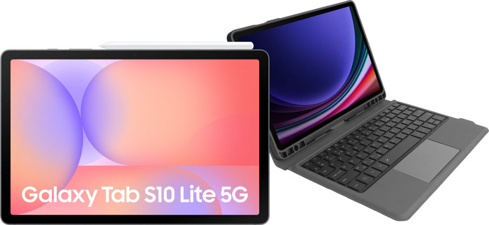 Samsung Galaxy Tab S10 Lite 10,9 Pouces 256 Go Wifi et 5G Gris + Étui Clavier AZERTY Main Image