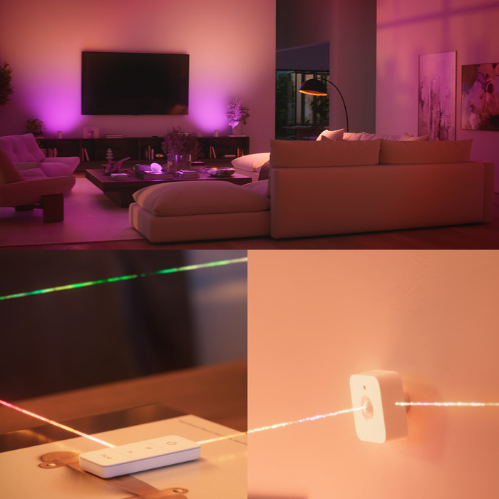 Philips Hue White and Color Starter Pack E27 1100 lumens 2-pack + Bridge Pro product in use