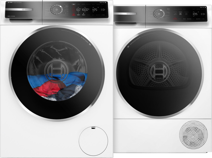 Bosch WGB256AONL i-DOS + Bosch WQB246CLNL Main Image