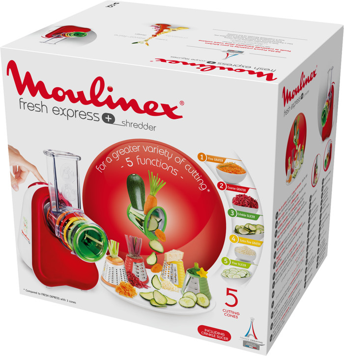 Moulinex Fresh Express Plus 5-in-1 DJ755G32 packaging