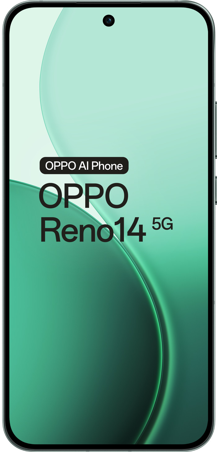 OPPO Reno 14 256GB Groen 5G voorkant