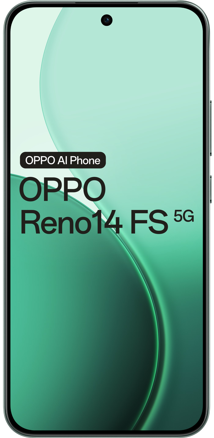 OPPO Reno 14 FS 512 Go Vert 5G avant