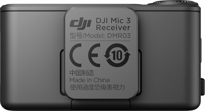 DJI Mic 3 Receiver back