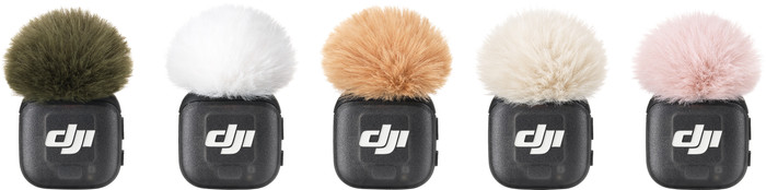 DJI Mic 3 Multi-Color Paravent produit à l'usage