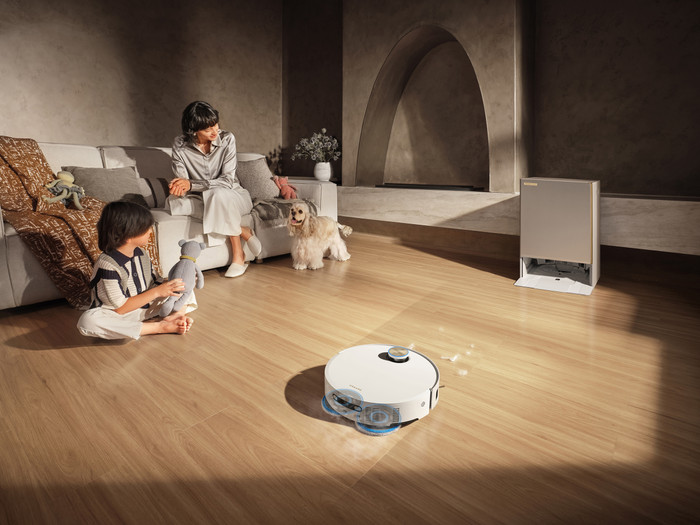 Dreame Matrix 10 Ultra White product in gebruik