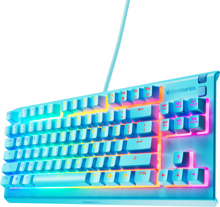 SteelSeries Apex 3 TKL Aqua Azerty rechterkant