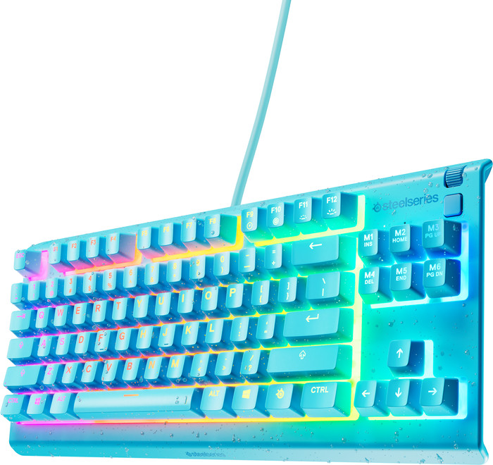 SteelSeries Apex 3 TKL Aqua Azerty rechterkant