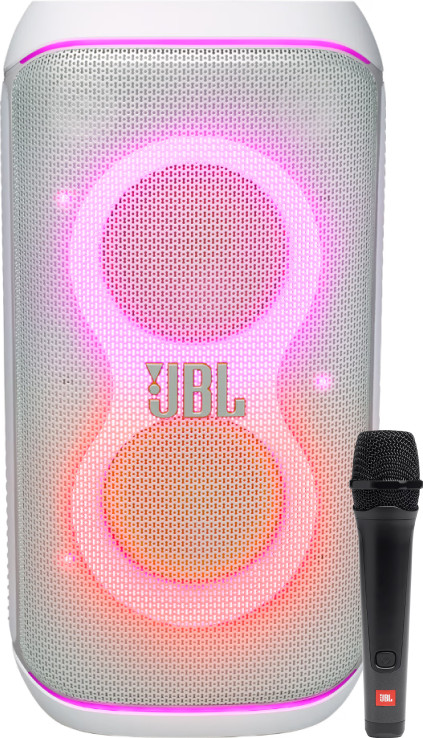 JBL Partybox Club 120 Wit + Bedrade Microfoon Main Image